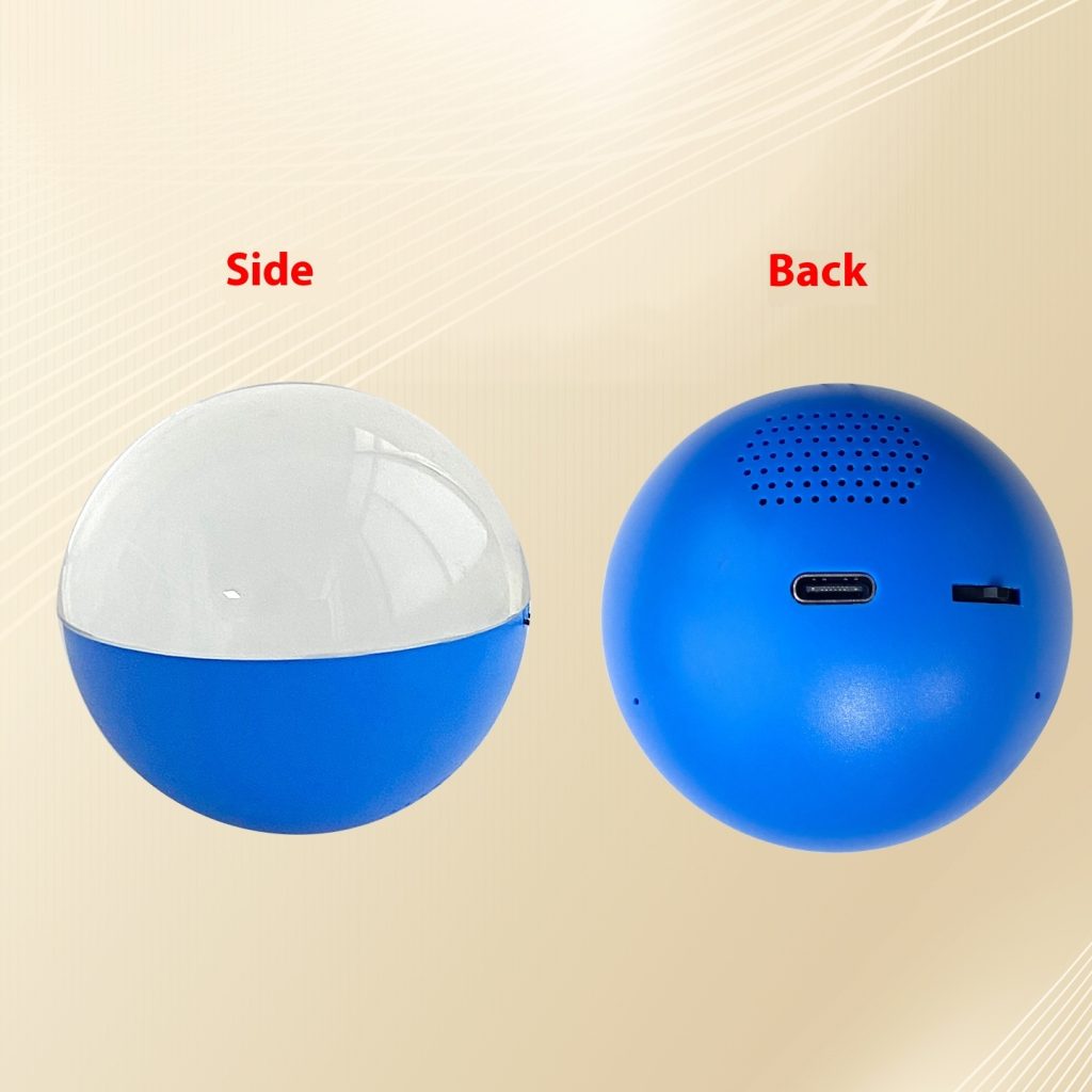 3D Video Crystal Ball Lamp — Spherical Pixel Display with 2.7″ Screen & 4 GB Storage
