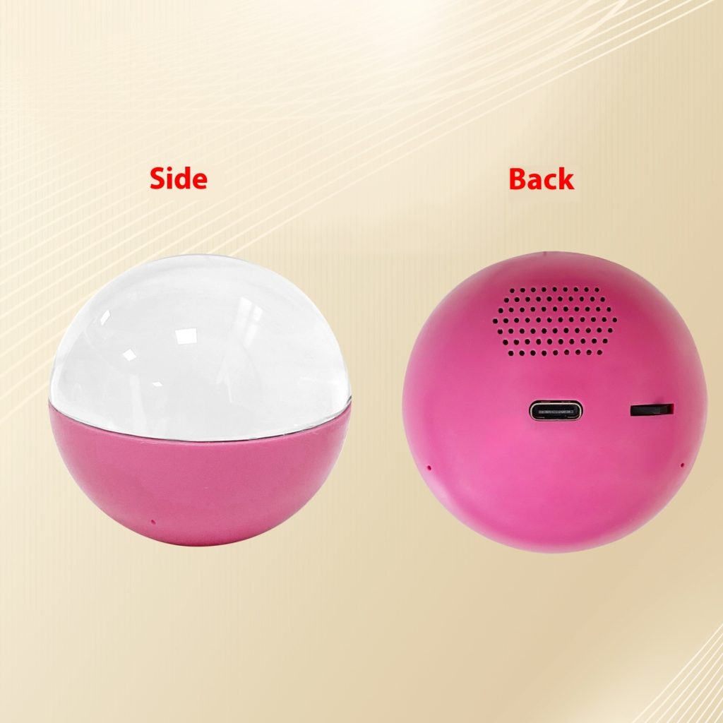 3D Video Crystal Ball Lamp — Spherical Pixel Display with 2.7″ Screen & 4 GB Storage