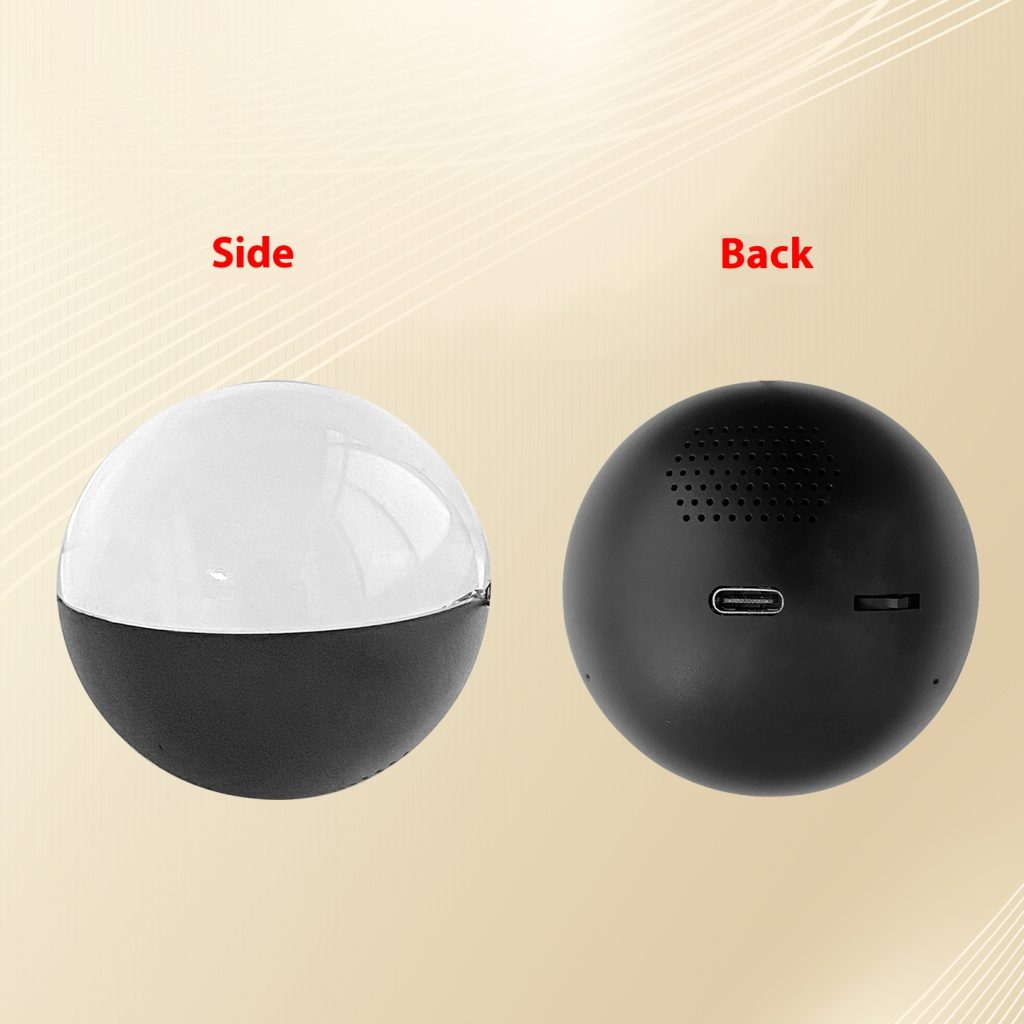 3D Video Crystal Ball Lamp — Spherical Pixel Display with 2.7″ Screen & 4 GB Storage